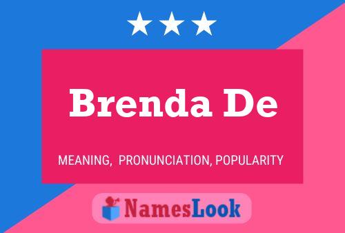 ملصق اسم Brenda De