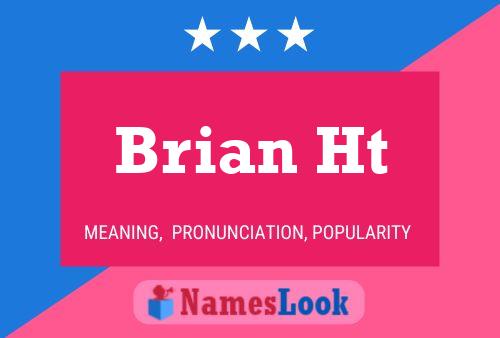 ملصق اسم Brian Ht