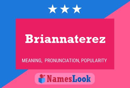 ملصق اسم Briannaterez