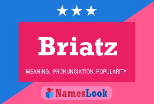 ملصق اسم Briatz