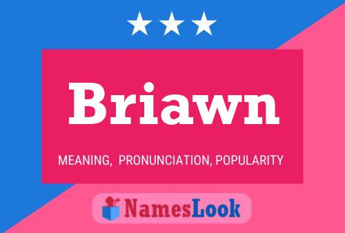 ملصق اسم Briawn