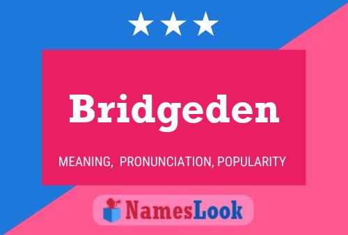 ملصق اسم Bridgeden