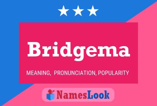 ملصق اسم Bridgema