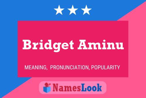 ملصق اسم Bridget Aminu