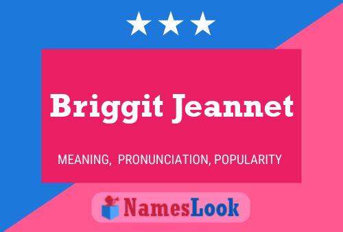 ملصق اسم Briggit Jeannet