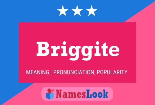 ملصق اسم Briggite