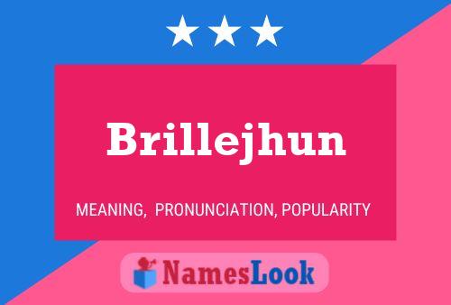 ملصق اسم Brillejhun