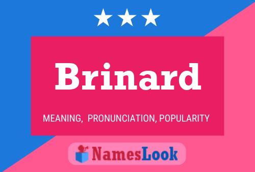 ملصق اسم Brinard