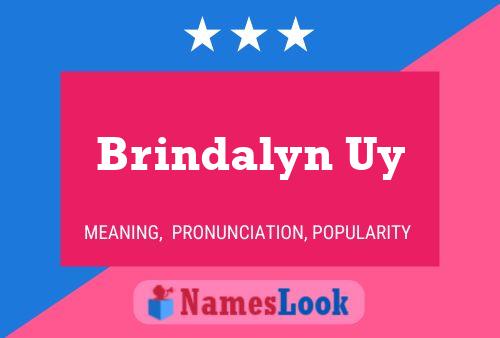 ملصق اسم Brindalyn Uy