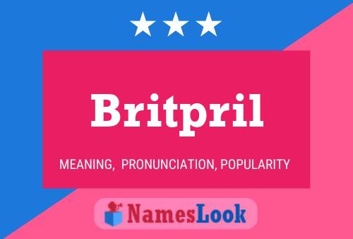 ملصق اسم Britpril