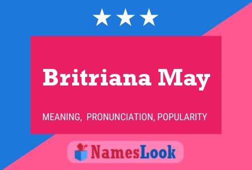 ملصق اسم Britriana May