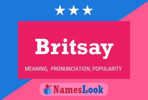 ملصق اسم Britsay