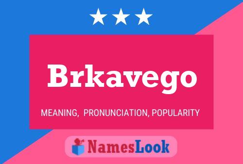 ملصق اسم Brkavego