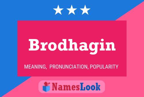 ملصق اسم Brodhagin