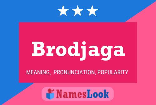 ملصق اسم Brodjaga