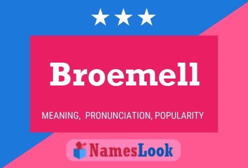 ملصق اسم Broemell