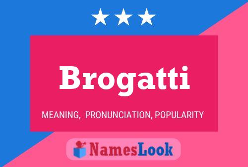 ملصق اسم Brogatti