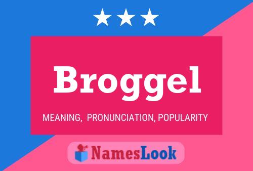 ملصق اسم Broggel