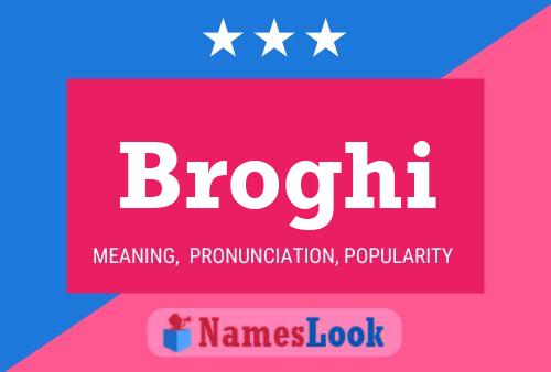 ملصق اسم Broghi