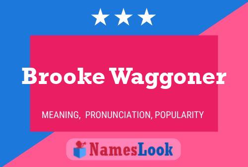 ملصق اسم Brooke Waggoner