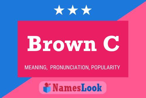 ملصق اسم Brown C