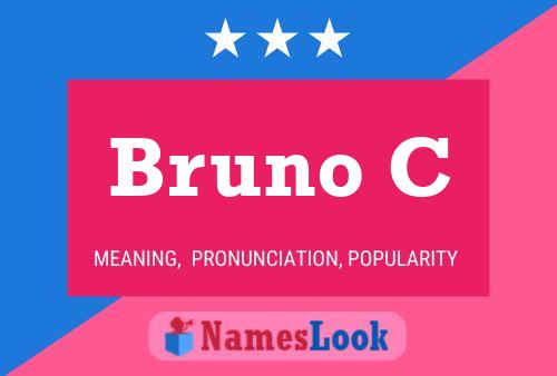 ملصق اسم Bruno C