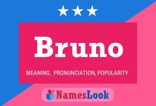 ملصق اسم Bruno