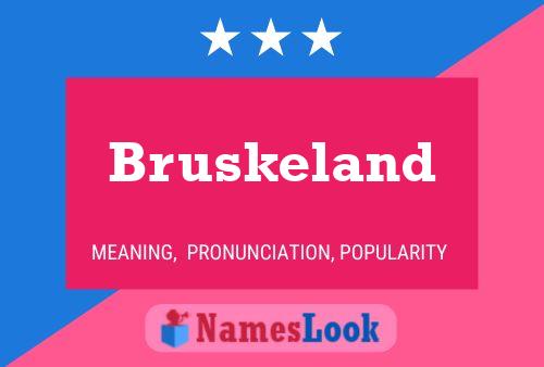 ملصق اسم Bruskeland