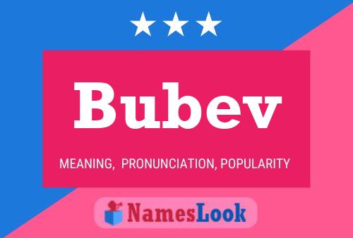 ملصق اسم Bubev