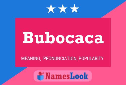 ملصق اسم Bubocaca