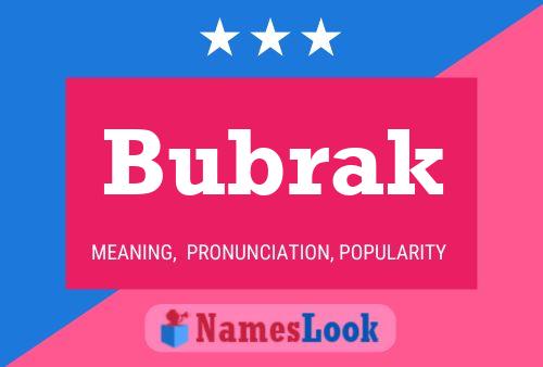 ملصق اسم Bubrak