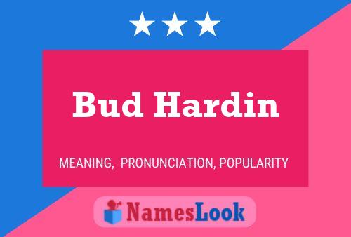 ملصق اسم Bud Hardin