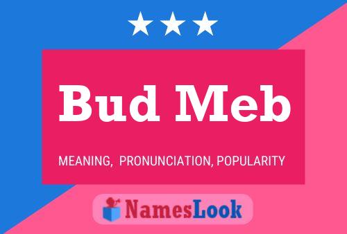 ملصق اسم Bud Meb