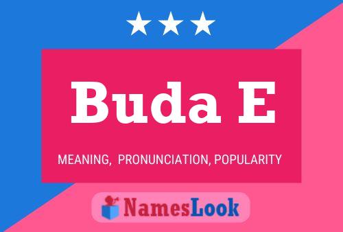 ملصق اسم Buda E