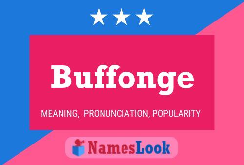 ملصق اسم Buffonge