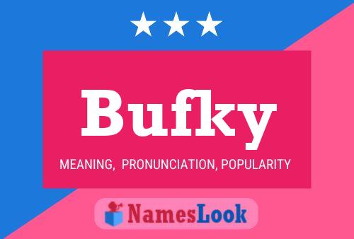 ملصق اسم Bufky