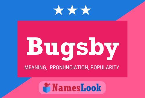 ملصق اسم Bugsby