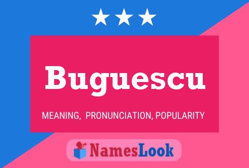 ملصق اسم Buguescu