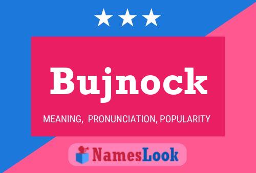 ملصق اسم Bujnock