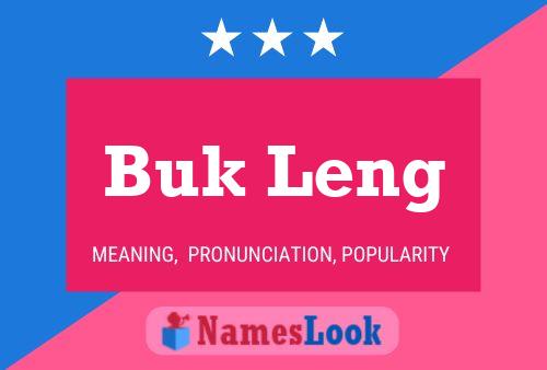 ملصق اسم Buk Leng