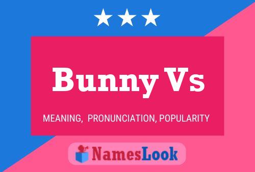 ملصق اسم Bunny Vs