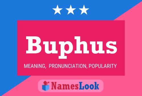 ملصق اسم Buphus