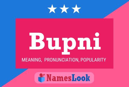 ملصق اسم Bupni