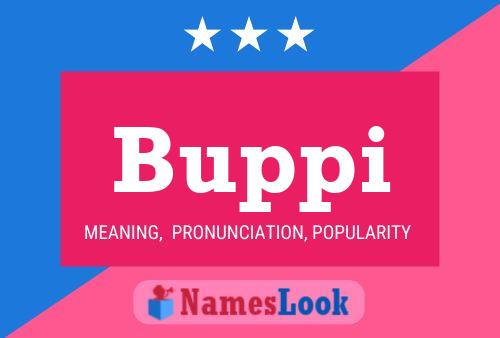 ملصق اسم Buppi