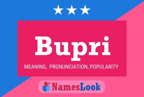 ملصق اسم Bupri