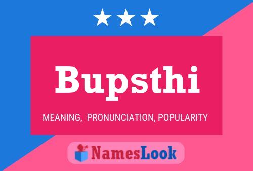 ملصق اسم Bupsthi