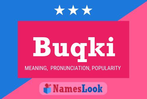 ملصق اسم Buqki