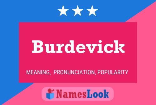 ملصق اسم Burdevick