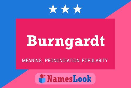 ملصق اسم Burngardt