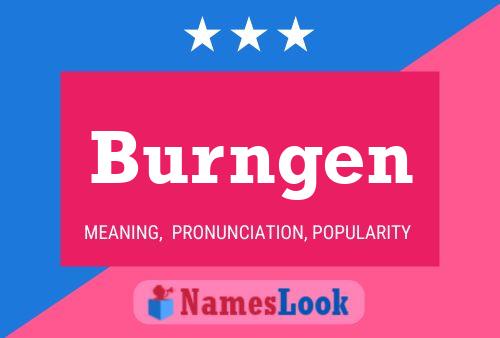 ملصق اسم Burngen